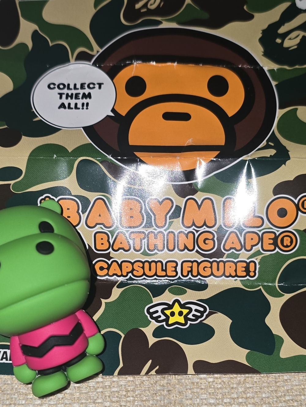 New and confirmed A Bathing Ape Baby Milo Capsule Figure Hippo-AUTHENTIC